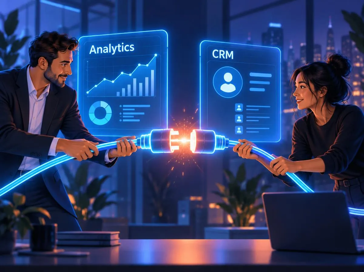 Connect analytics to your CRM — close the loop