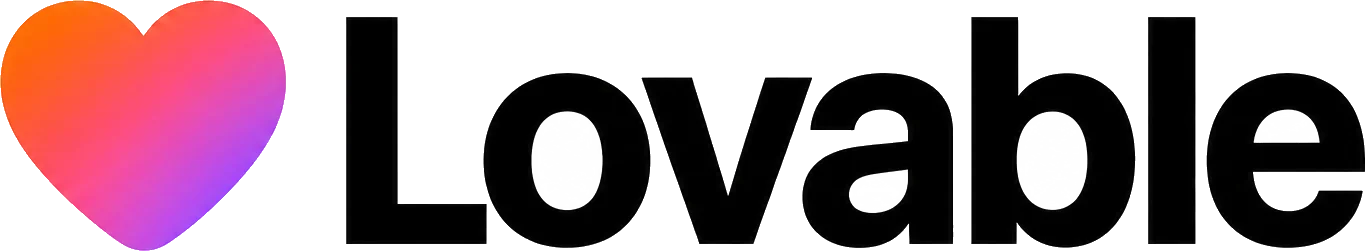 Lovable logo — platform B2Ne works with