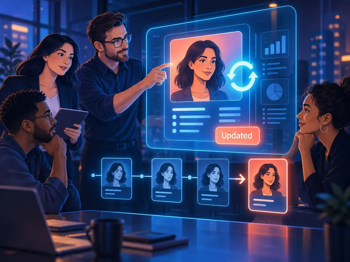 Static personas in a dynamic market
