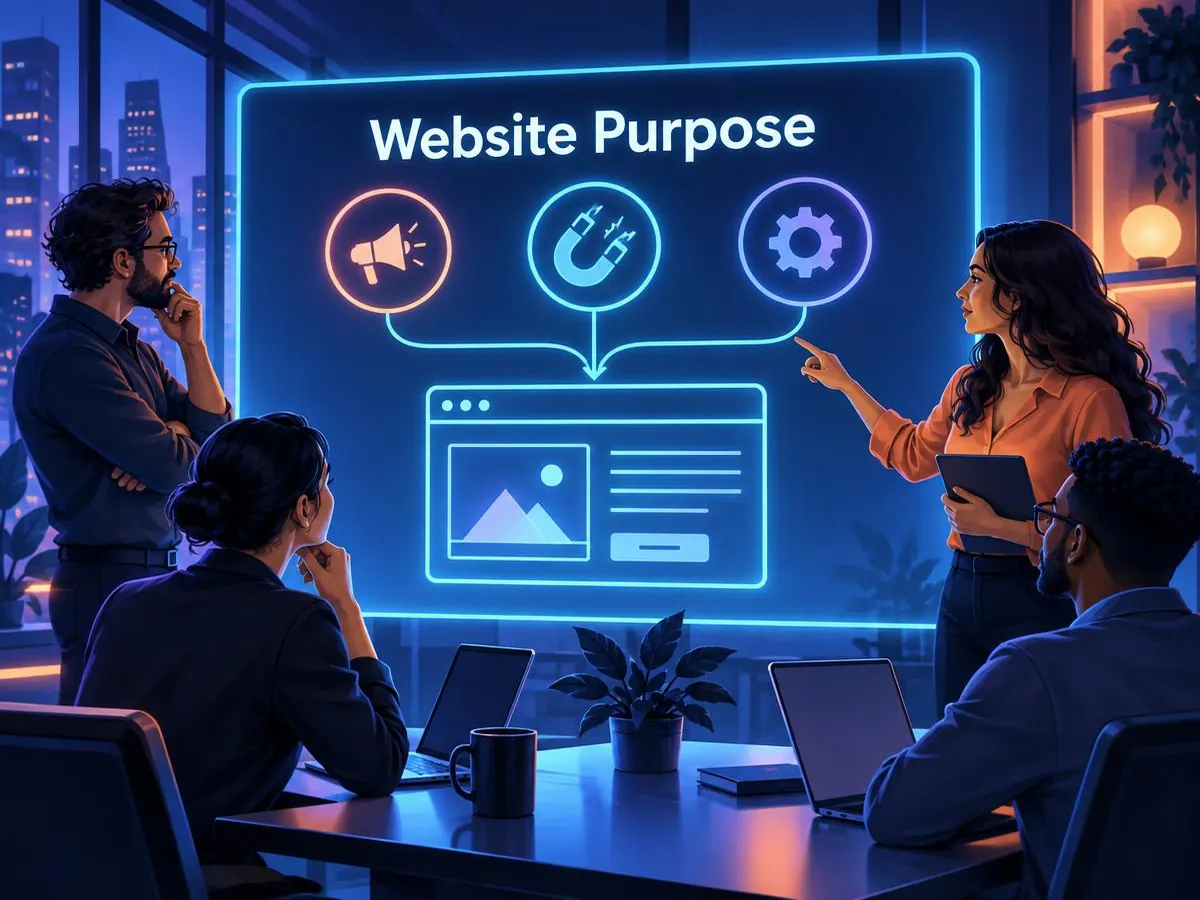 Define the primary job of your website
