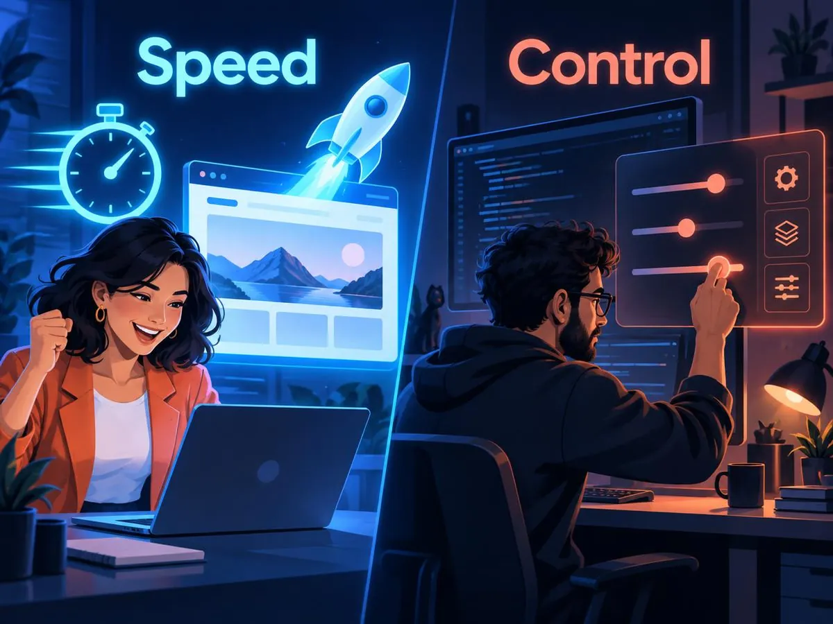 Speed of iteration vs structural control
